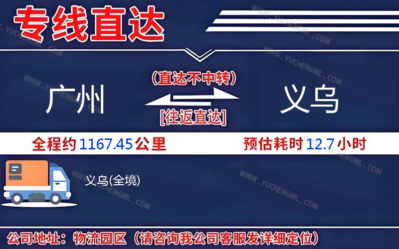 廣州到義烏物流公司