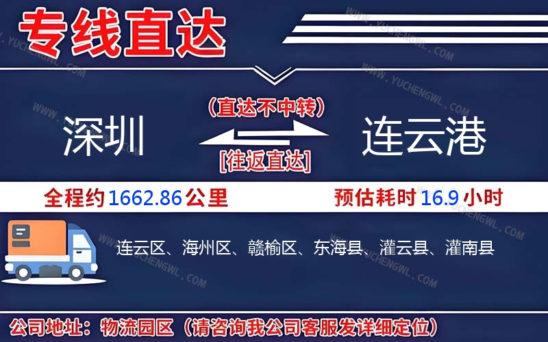 深圳到連云港物流公司