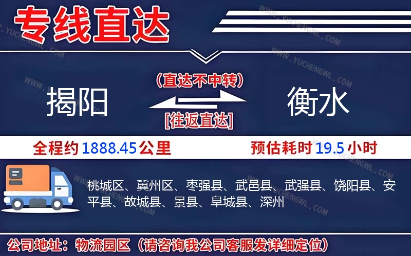 揭陽(yáng)到衡水物流公司