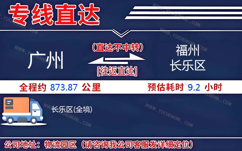 廣州到福州長樂區(qū)物流公司