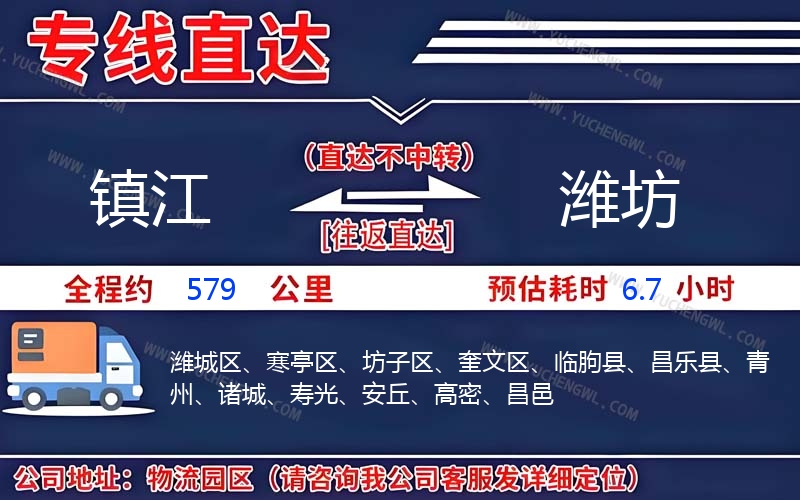 鎮(zhèn)江到濰坊物流公司